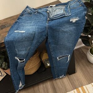 YMI wanna betta butt distressed skinnies